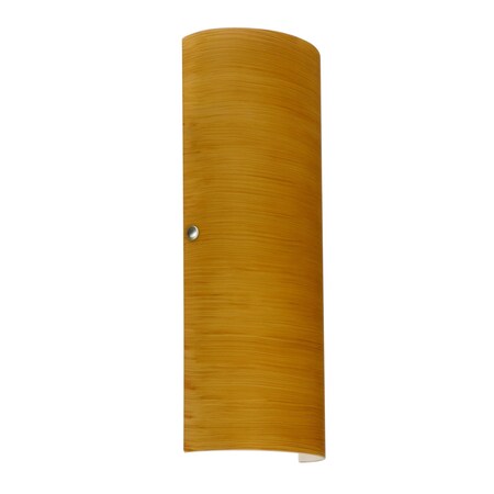 Besa Lighting Torre 18 Wall Sconce, Oak, Polished Nickel Cap Finish, 2x8W LED 8193OK-LED-PN